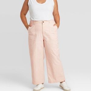 NWT! Pale pink wide leg jeans! 🌸